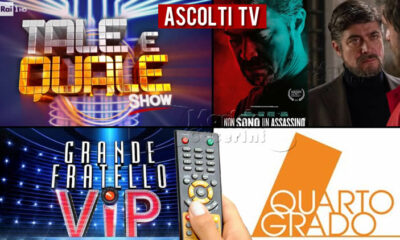 Ascolti TV venerdì 24 settembre 2021
