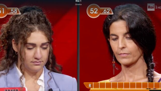 L'Eredità Rai 1 gioco Tania Paola