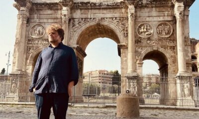 Le pietre parlano Alessandro Sortino davanti Arco Costantino