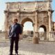 Le pietre parlano Alessandro Sortino davanti Arco Costantino