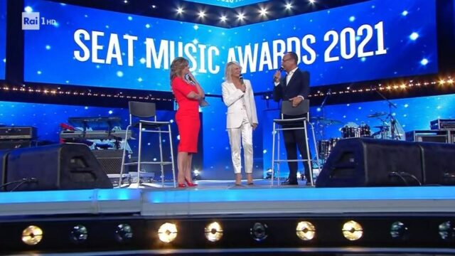 Seat Music Awards 2021 Rai 1 Maria de Filippi