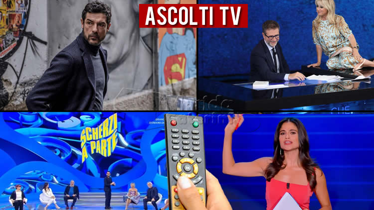 Ascolti TV domenica 3 ottobre 2021