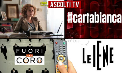 Ascolti TV martedì 26 ottobre 2021
