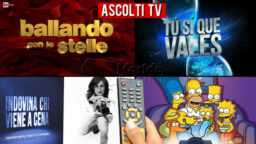 Ascolti TV sabato 30 ottobre 2021