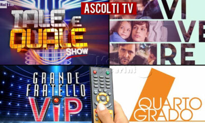 Ascolti TV venerdì 8 ottobre 2021