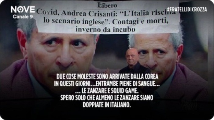 Fratelli di Crozza 22 ottobre diretta Crozza è Andrea Crisanti