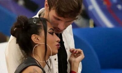 Grande Fratello Vip Bortuzzo e Lulu Selassié sul divano
