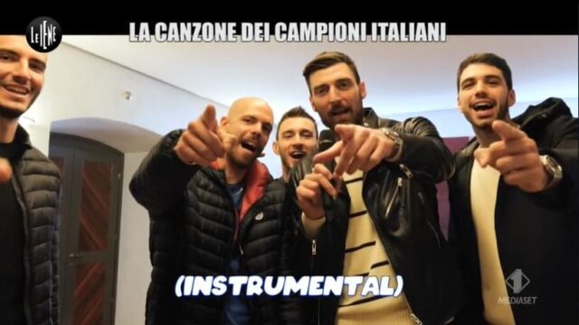 Le Iene canzone dei campioni italiani