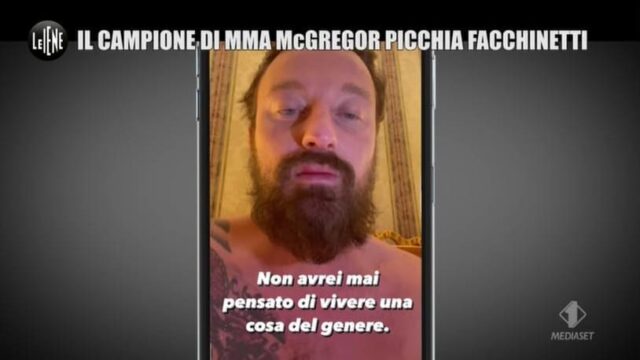 le iene Show 19 ottobre facchinetti mcgregor