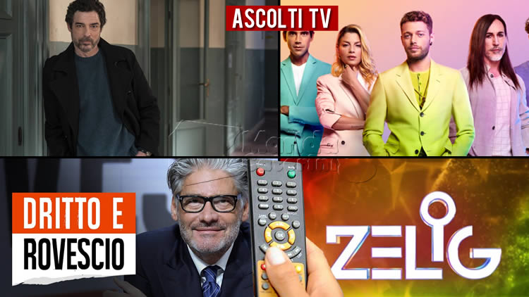 Ascolti TV giovedì 25 novembre 2021