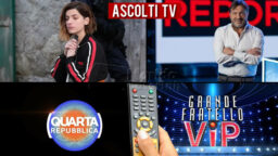 Ascolti TV lunedì 29 novembre 2021