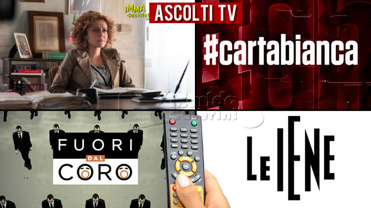 Ascolti TV martedì 2 novembre 2021