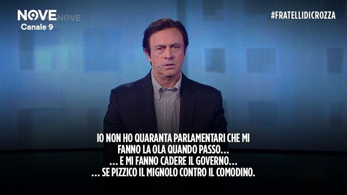 Fratelli di Crozza 26 novembre diretta Carlo Calenda