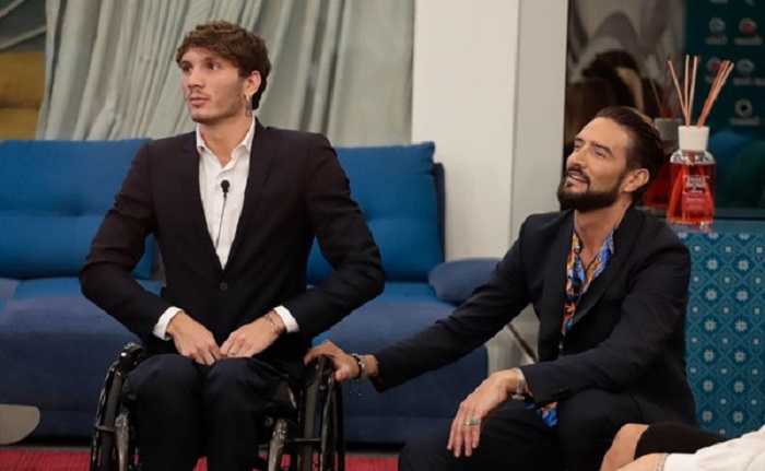 Grande Fratello Vip 6 5 novembre Manuel Bortuzzo e Alex Belli