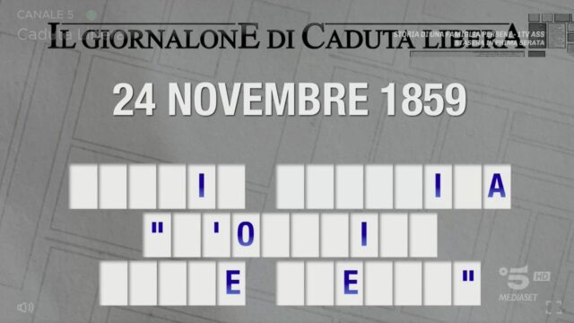 Il giornalone Caduta Libera puntata 10 novembre