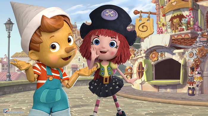 Pinocchio and Friends serie animata una scena