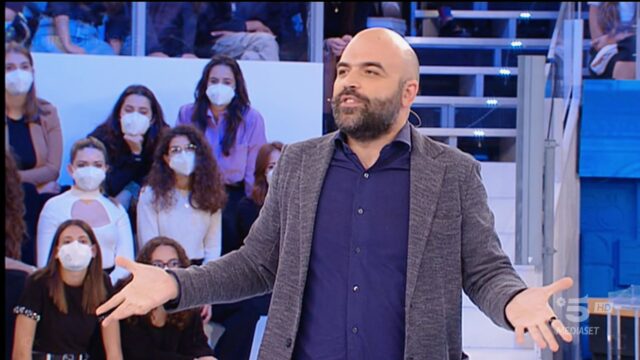 Roberto Saviano Amici 21 puntata 7 novembre