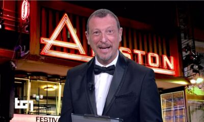 Amadeus Big Sanremo 2022 tg 1