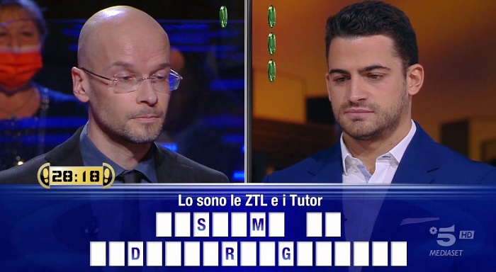Caduta libera campionissimi 30 dicembre Massimo e Christian