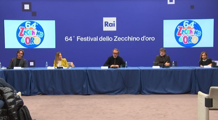 Zecchino d'oro conferenza stampa gli intervenuti