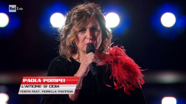 the voice senior 17 dicembre paola pompei