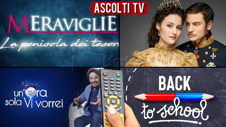 Ascolti TV martedì 11 gennaio 2022