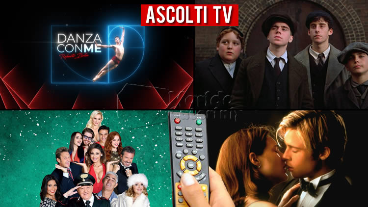 Ascolti TV sabato 1 gennaio 2022