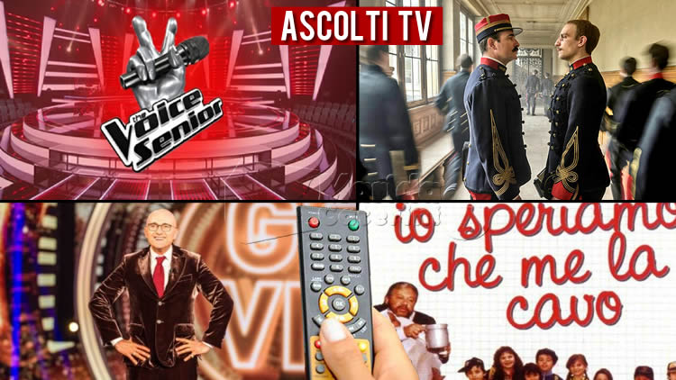 Ascolti TV venerdì 7 gennaio 2022