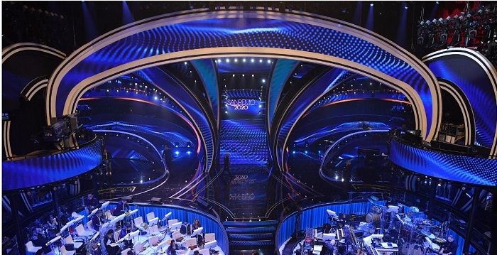 Sanremo 2022 coconduttrici il palco dell'Ariston 2