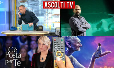Ascolti TV sabato 19 febbraio 2022
