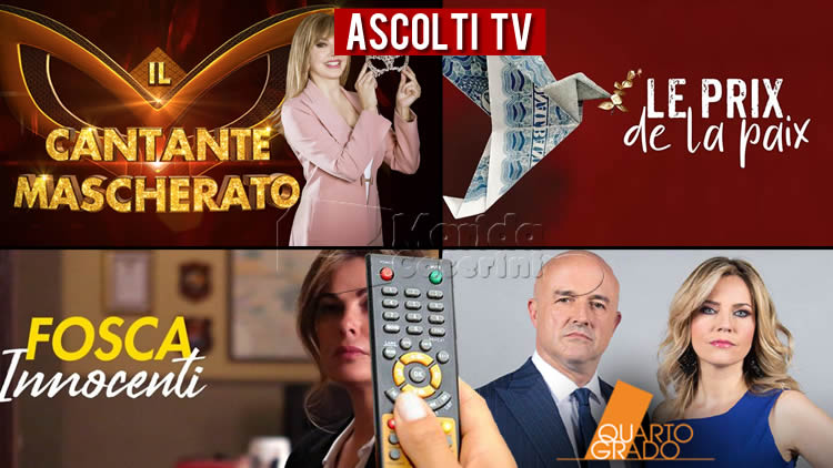 Ascolti TV venerdì 11 febbraio 2022