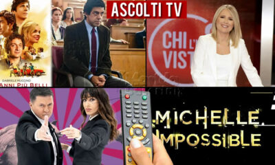 Ascolti Tv mercoledì 23 febbraio 2022