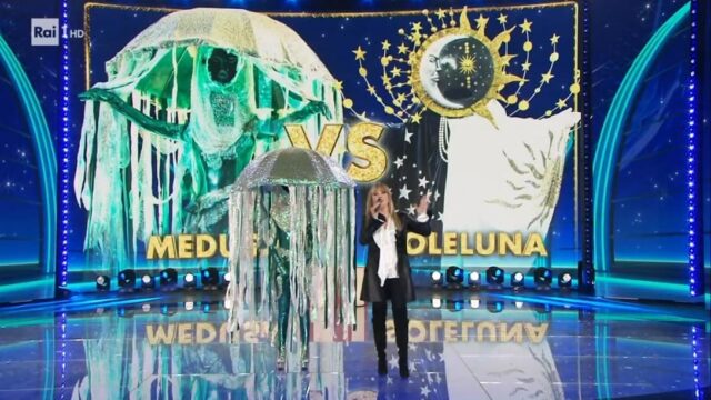 Il cantante mascherato 18 febbraio medusa soleluna