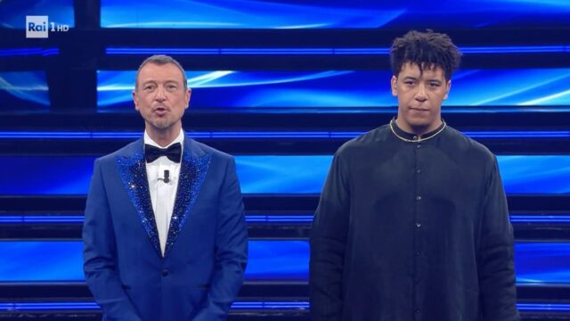 Sanremo 2022 terza serata Yuman