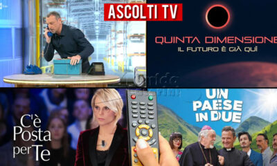 Ascolti TV sabato 12 marzo 2022