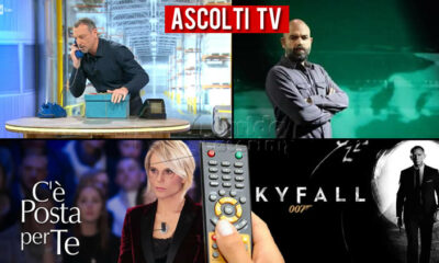 Ascolti TV sabato 5 marzo 2022