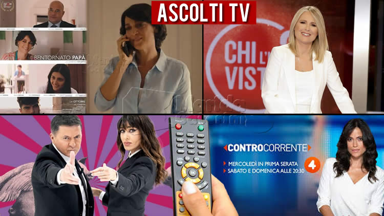 Ascolti Tv mercoledì 2 marzo 2022