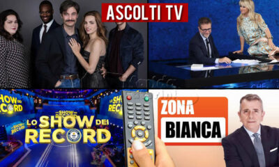 Ascolti TV domenica 10 aprile 2022