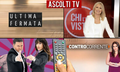Ascolti Tv mercoledì 6 aprile 2022