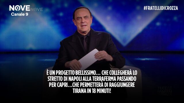 Fratelli di Crozza 29 apriile Berlusconi