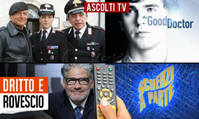 Ascolti TV giovedì 9 giugno 2022