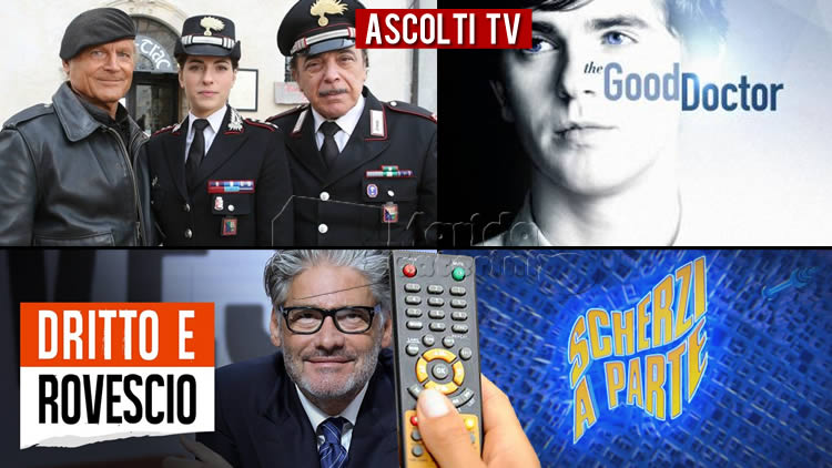 Ascolti TV giovedì 9 giugno 2022