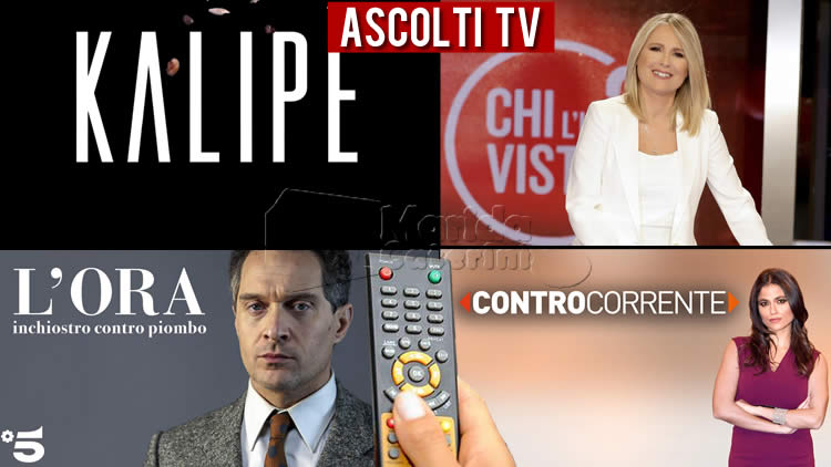 Ascolti Tv mercoledì 29 giugno 2022