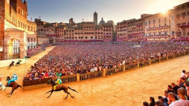 Palio di Siena La7 corsa