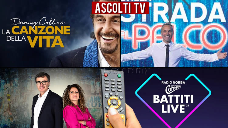 Ascolti TV martedì 12 luglio 2022