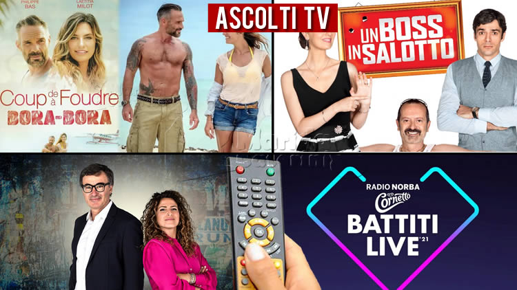 Ascolti TV martedì 26 luglio 2022