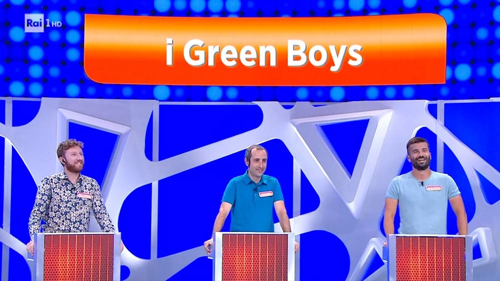 Reazione a catena Green Boys Rai 1