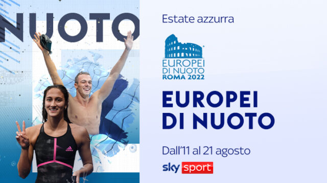 Europei Nuoto programmazione tv Sky