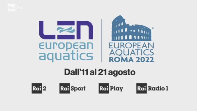 Europei Nuoto programmazione tv Rai