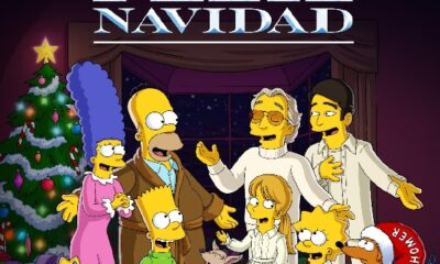 The Simpsons meet the Bocellis in Feliz Navidad